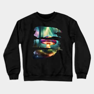 hallucinations with mushrooms if you know what i mean Crewneck Sweatshirt